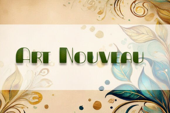 Art Nouveau Font: Elevate Your Brand with Elegant Display Typography