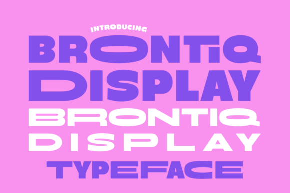 Brontiq Font Review: A Bold Display Typeface for Modern Branding