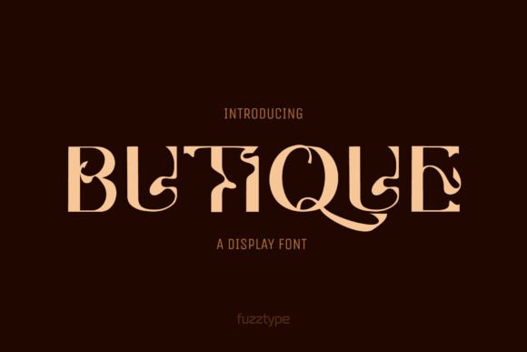 Butique Font: A Retro Typeface for Modern Branding