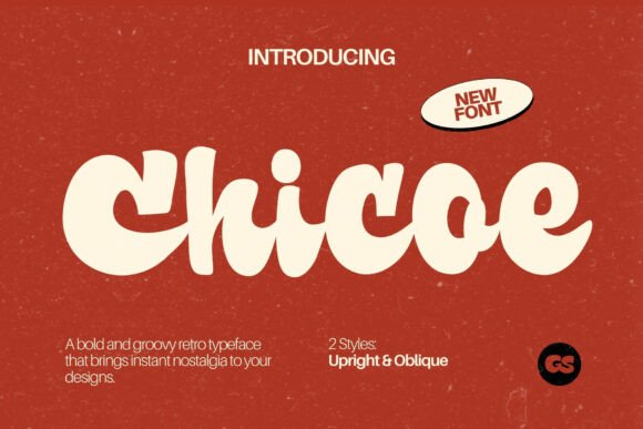 Chicoe Typeface: Bold Retro Fonts for Branding