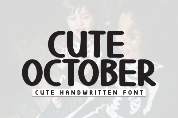Cute October: A Friendly Display Font for Editorial Design