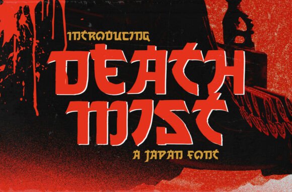 Death Mist: A Bold Display Font for Handmade Brands