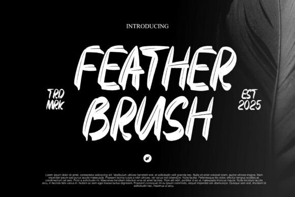 Feather Brush Font for Dynamic Web Headers
