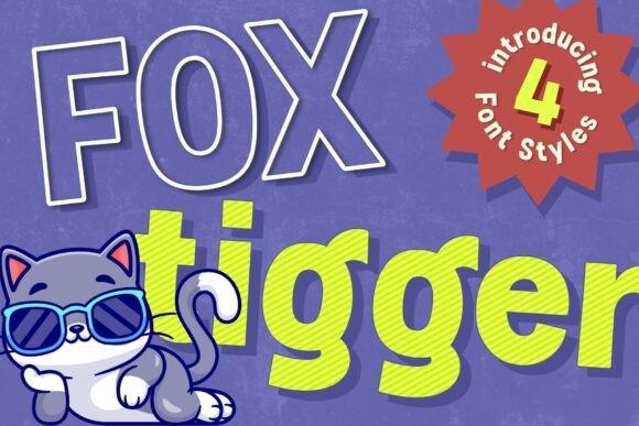 Fox Tigger: A Playful Display Font for Bold Brands