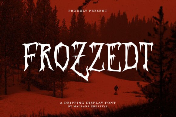 Frozzedt: A Bold Display Font for Handmade Brands