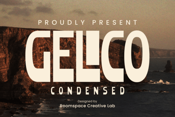 Gelico Condensed Regular 1: A Bold Display Font for Editors