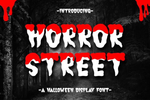 Horror Street: A Display Font for Bold Brand Identity