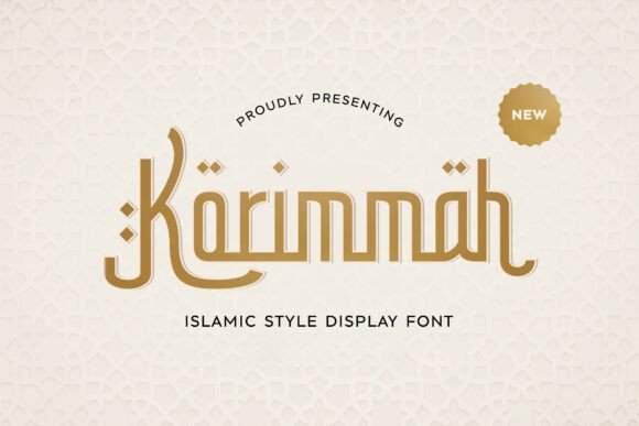 Korimmah: A Modern Islamic Display Font for Editors