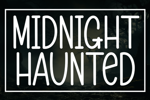 Midnight Haunted: A Friendly Display Font for Modern Campaigns