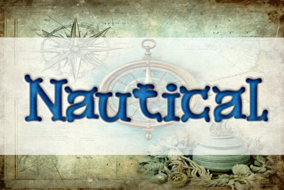 Nautical Display Font for Bold Brand Identity