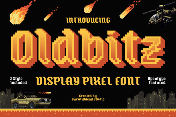 Oldbitz: A Retro Display Font for Bold Campaigns