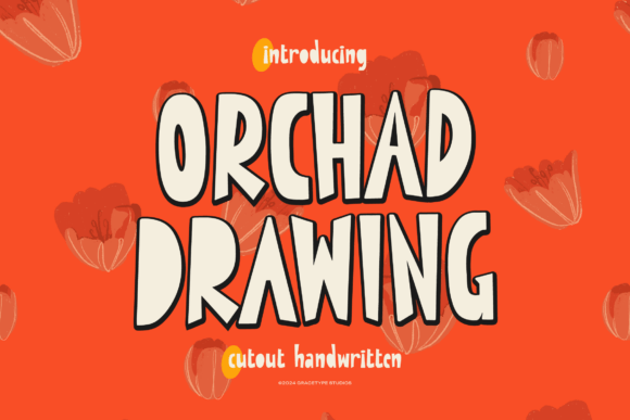 Orchad Drawing: A Rustic Display Font for Editorial Design