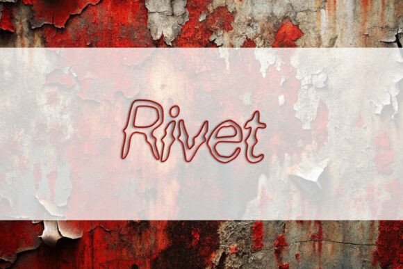 Rivet: The Bold Display Font for Modern Branding