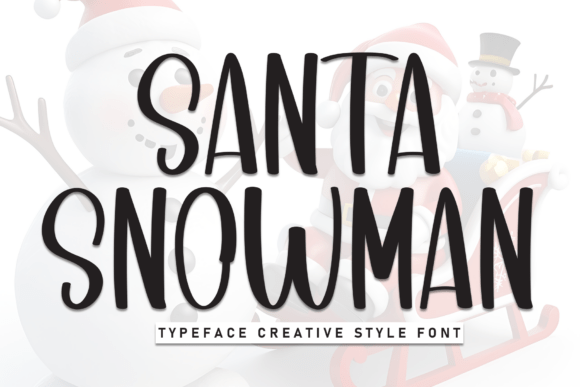 Santa Snowman Font Review: A Friendly Display Typeface for Brands