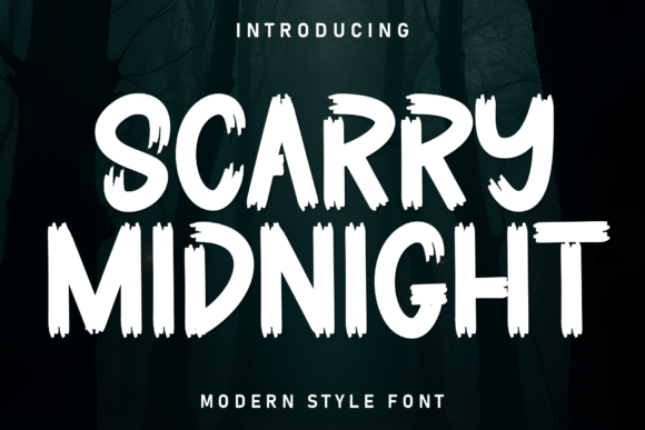 Scarry Midnight: The Friendly Display Font for Campaigns