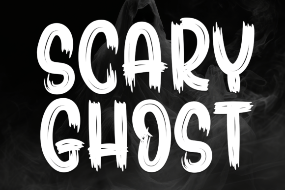 Scary Ghost Font: The Perfect Display Typeface for Crafters