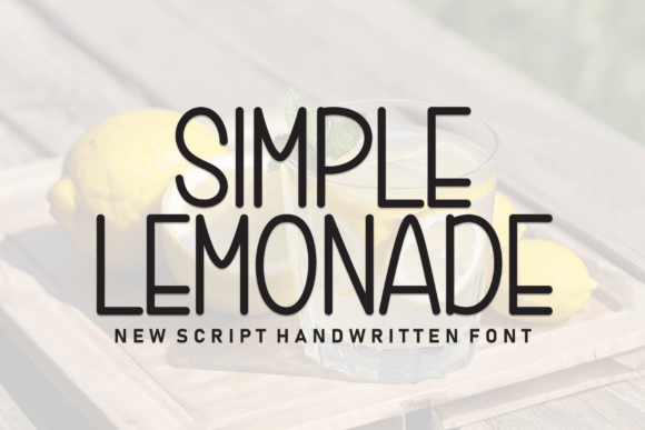 Simple Lemonade: The Ultimate Free Display Font for Modern Branding