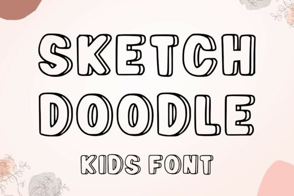 Sketchdoodle Regular: A Playful Display Font for Makers
