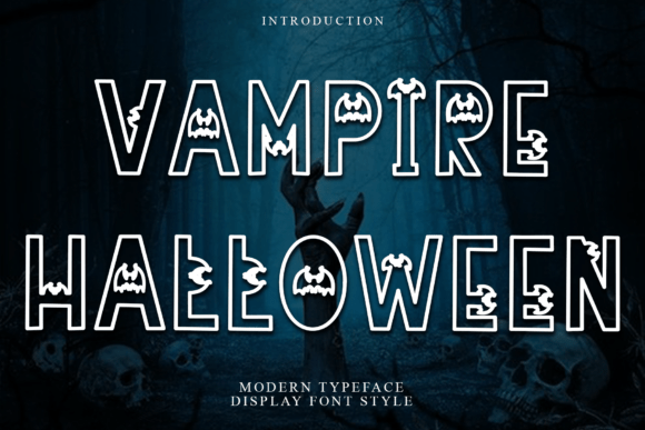 Upgrade Your Brand with Vampire Halloween Display Fonts