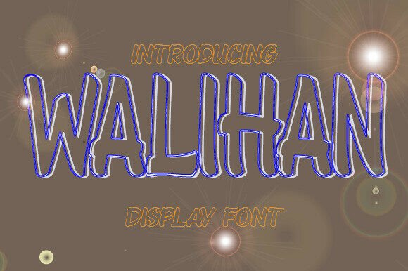 Walihan Regular: A Bold Display Font for Editorial Impact