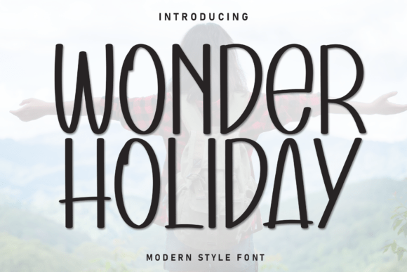Wonder Holiday: A Friendly Display Font for Modern Branding